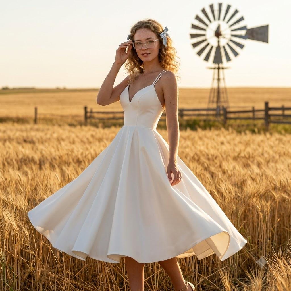 cute dresses for country wedding Chic Guest Dress PS2575 This wedding set can Groom Blue And Champagne Kleinfeld bridal Size:Passionate