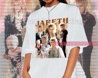 Laberinto - Camiseta pirata vintage de Jareth el Rey Goblin, camiseta de laberinto