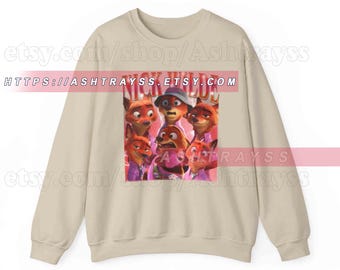 Vintage 90s Graphic Style Nick Wilde shirt, Sweater, Nick Wilde Zootopia Tee, Sweatshirt