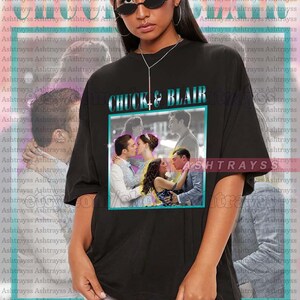 Blair–Chuck tee, Blair and Chuck sweatshirt, Chuck and Blair vintage retro tshirt