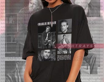 Charlie Hunnam vintage biography Tee Sweater, Charlie Hunnam Shirt
