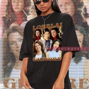 Lorelai Gilmore Sweater, Lauren Graham as Lorelai Gilmore vintage bootleg Tee, Sweatshirt