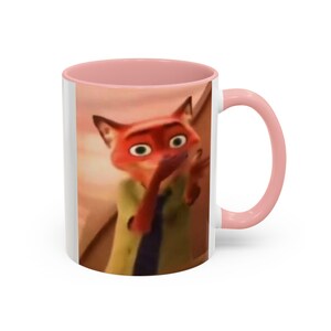 Nick Wilde Scuba meme Accent Coffee Mug (11oz), Funny Zootopia Meme image 11
