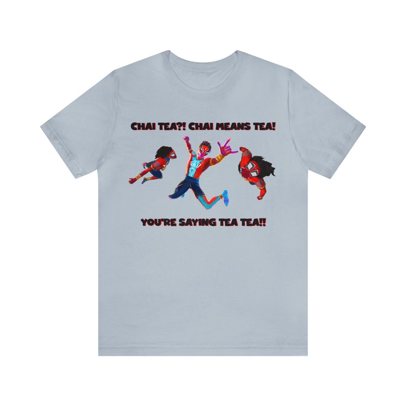 Pavitr Prabhakar Chai tea camiseta divertida, Spider-Man India Spider-Man: Across the Spider-Verse Tee, camiseta de Spider-Man imagen 5