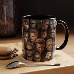 Albert Wesker Photo Collage Akzent Kaffeebecher (11oz), Albert Wesker Geschenk