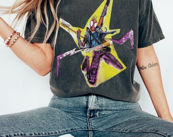 Camiseta Spider-Punk, camiseta Spider-Punk de Hobie Brown, Spider-Man: A través del Spider-Verse