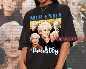 Miranda Priestly Vintage Graphic Design tee, Meryl Streep Vintage Bootleg shirt