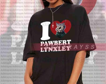 Camiseta "Me encanta Pawbert", suéter, camiseta Pawbert Lynxley Zootopia, sudadera