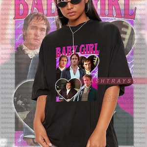 Fitzwilliam Darcy Baby Girl Tee, Fitzwilliam Darcy sweatshirt, Matthew Macfadyen as Mr. Darcy Vintage Graphic Tshirt