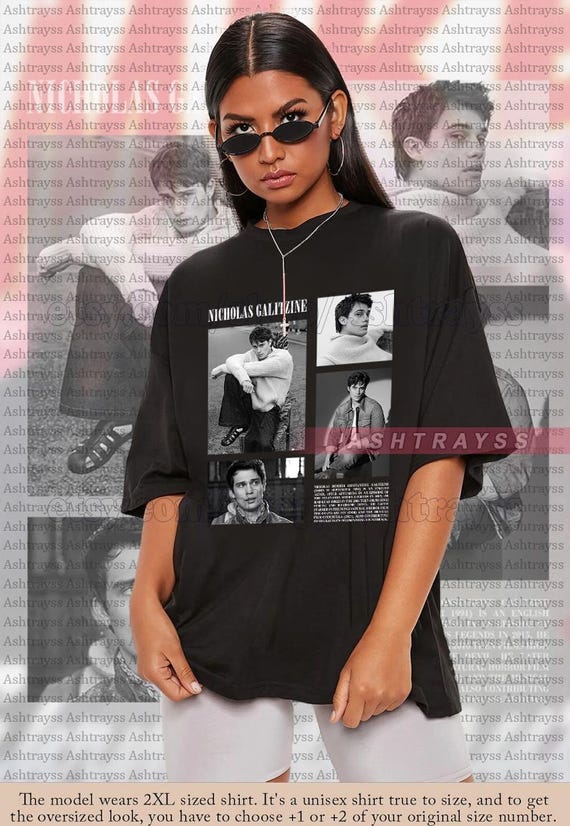 GALITZINE トップス Nicholas Galitzine Vintage Biography T-shirt, Nicholas Galitzine