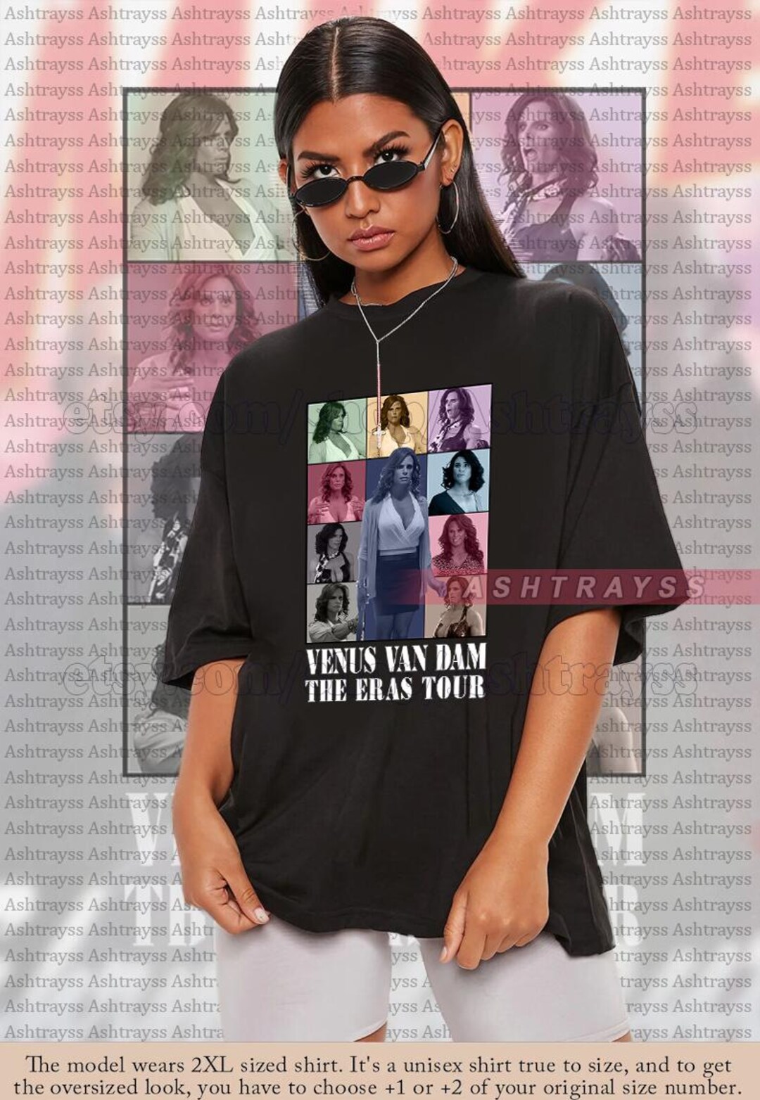 ヴィーナス・ヴァン・ダム役のウォルトン・ゴギンズ、ウォルトン・ゴギンズの「The Eras Tour」Tシャツ・スウェットシャツ - Etsy 日本, image size:1080x1564