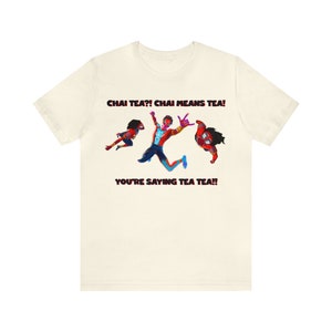 Pavitr Prabhakar Chai tea camiseta divertida, Spider-Man India Spider-Man: Across the Spider-Verse Tee, camiseta de Spider-Man imagen 1