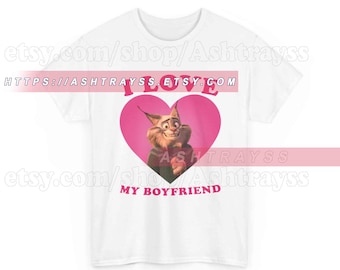 Camiseta Pawbert "Amo a mi novio", suéter, camiseta Pawbert Lynxley Zootopia, sudadera