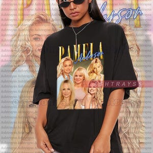 Pamela Anderson vintage bootleg Tee, Pamela Anderson vintage 90s style sweatshirt
