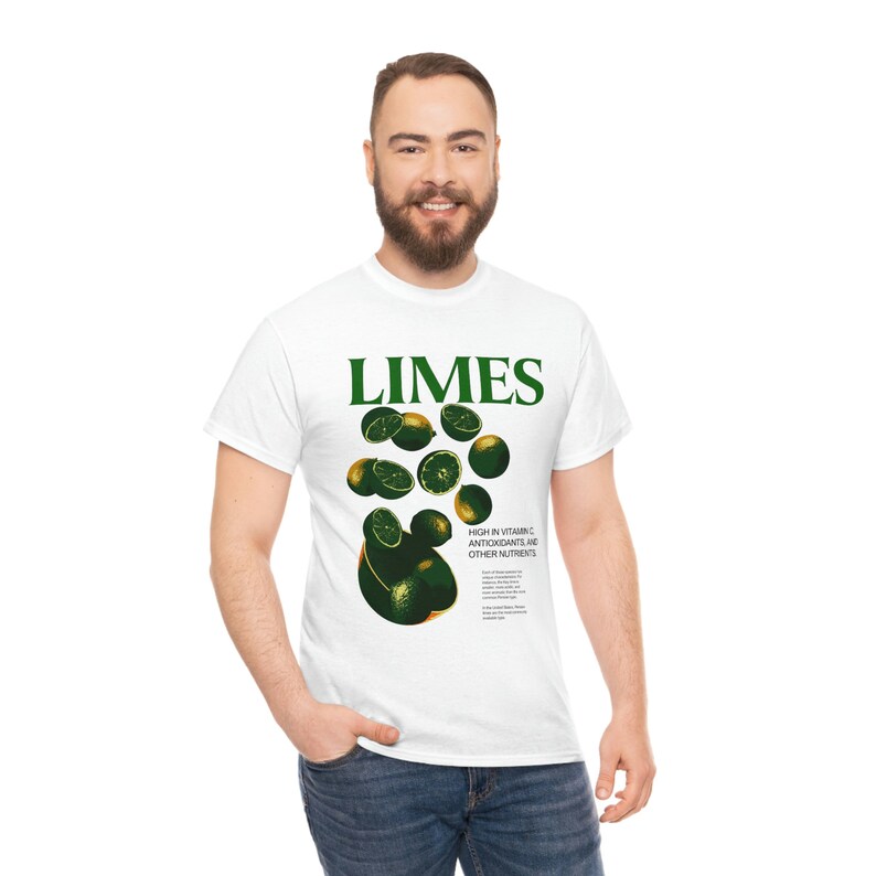 Limes High in Vitamin C Antioxidants and Other Nutrients Shirt Etsy