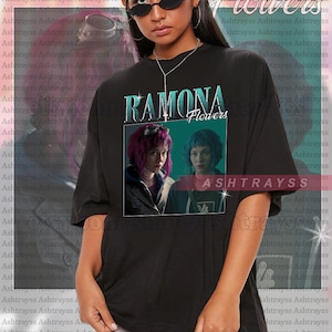 Ramona Flowers Scott Pilgrim- Mary Elizabeth Winstead Vintage Graphic tee
