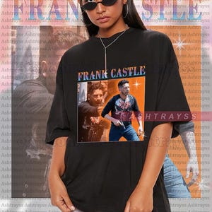 Jon Bernthal als Frank Castle Vintage Retro T-Shirt, Frank Castle The Punisher Sweatshirt, Jon Bernthal Shirt