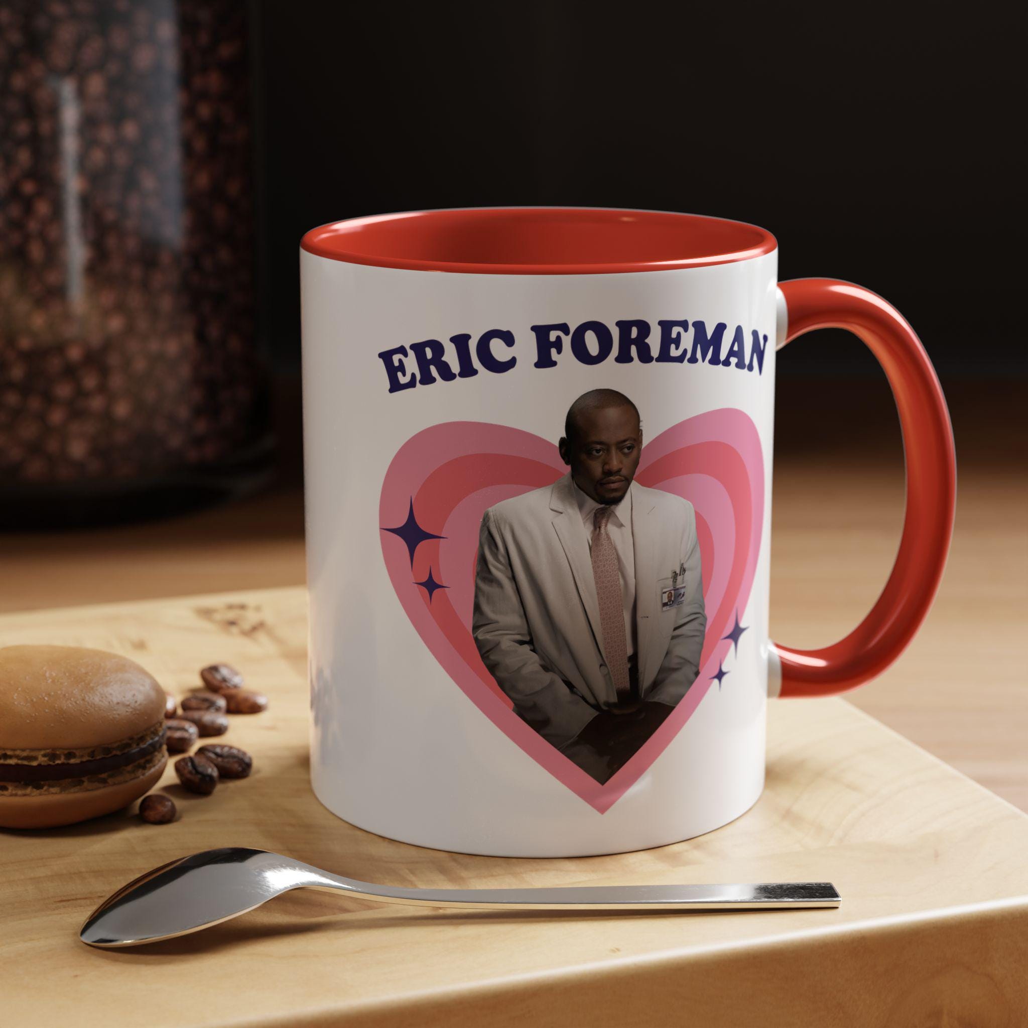 Eric Foreman Accent Coffee Mug (11, 15oz), Eric Foreman mug, Omar Epps Colorful Mug