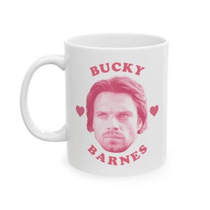 Bucky Barnes mug, Sebastian Stan mug