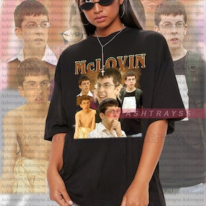 McLovin- Fogell Vintage Bootleg Tee, Christopher Mintz-Plasse Vintage Graphic Tshirt