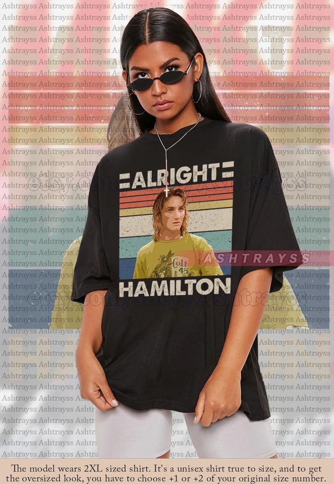 Jeff Spicoli Alright Hamilton Retro Style Tee, Sean Penn as Jeff ...