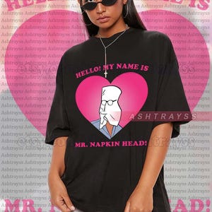Hello, my name is Mr. Napkin Head tee, The Holiday Mr. Napkin Head sweatshirt, The Holiday Jude Law tshirs sweater