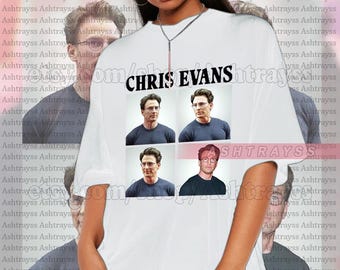 Chris Evans Captain America-physique 44-year-old photo collage shirt, Chris Evans tee, Chris Evans sweatshirt