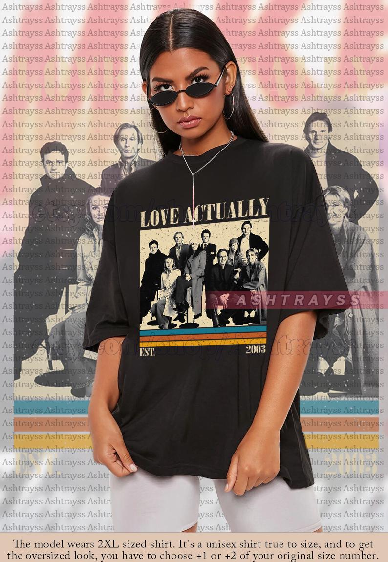 Love, Actually Classic Retro Shirt, Bill Nighy Hugh Grant