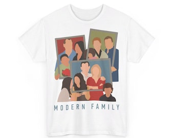 Charaktere der modernen Familie Minimalist Tee