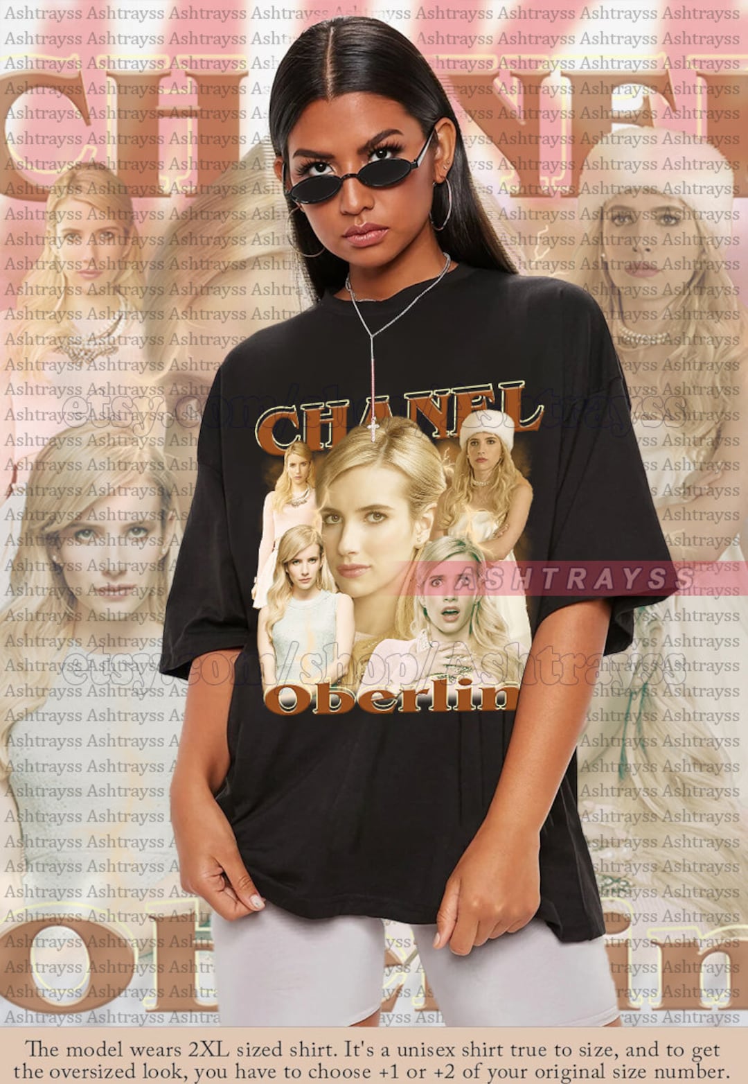 Chanel Oberlin Vintage Bootleg Tee, Emma Roberts Vintage Graphic T