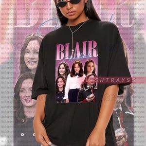 Blair Waldorf- Leighton Meester 90s style tee, Blair Waldorf retro graphic design sweatshirt, Blair Waldorf  tshirt