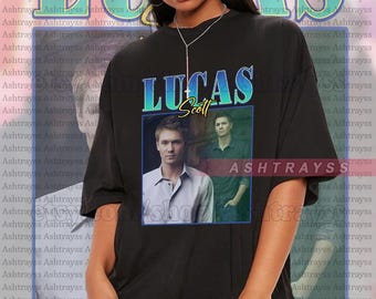 Chad Michael Murray as Lucas Scott vintage 90s styles tee, Lucas Scott vintage retro sweatshirt, Lucas Scott t-shirt