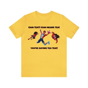 Pavitr Prabhakar Chai tea camiseta divertida, Spider-Man India Spider-Man: Across the Spider-Verse Tee, camiseta de Spider-Man imagen 8