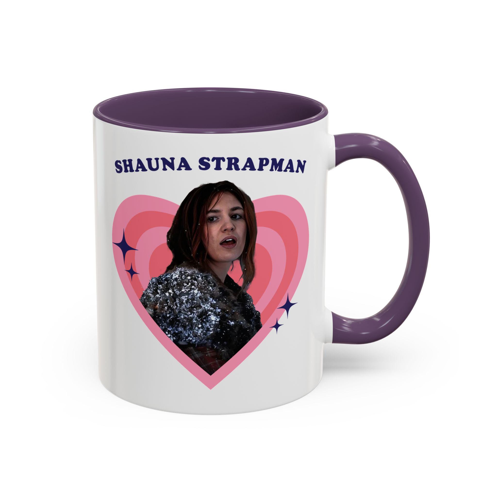 Shauna Female Name - 12 Oz. Unique Ceramic Coffee Cup, LATTE MUG