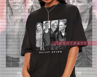 Hailey Upton vintage black and white Tshirt, Detective Hailey Upton vintage Sweatshirt, Tracy Spiridakos as Hailey Upton tee sweater