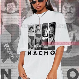 Ignacio - Nacho Vintage Black and white Tee, Nacho Libre Vintage Graphic T-shirt, Nacho Libre Sweatshirt