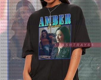 Amber Freeman vintage retro t-shirt