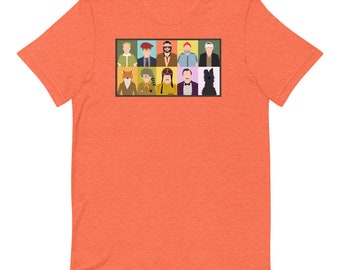WES ANDERSON Characters Movies Film Tee