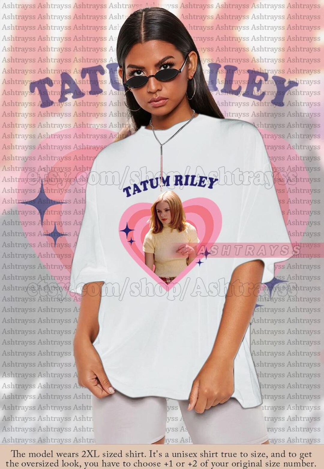 Tatum Riley- Rose Mcgowan Retro Heart Tee, Tatum Riley- Rose Mcgowan ...