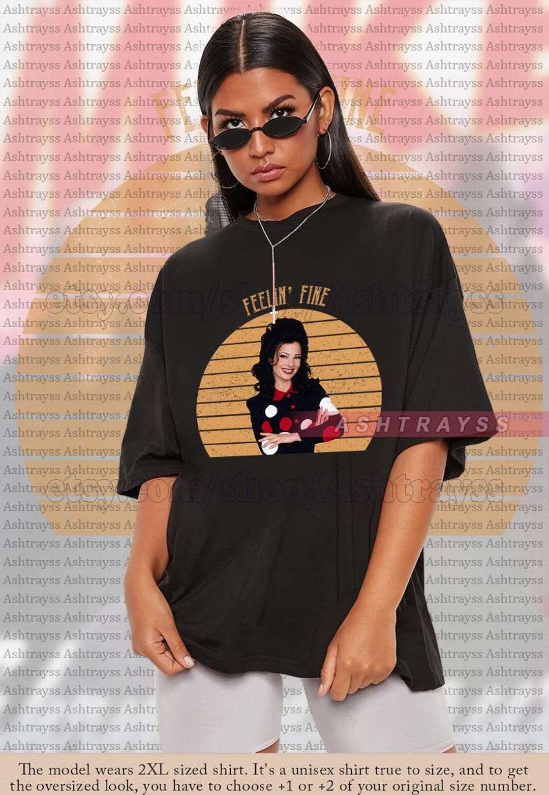 T-shirt The Nanny Unisexe - Coton épais - Impression Graphique Série TV - Neuf Avec étiquettes