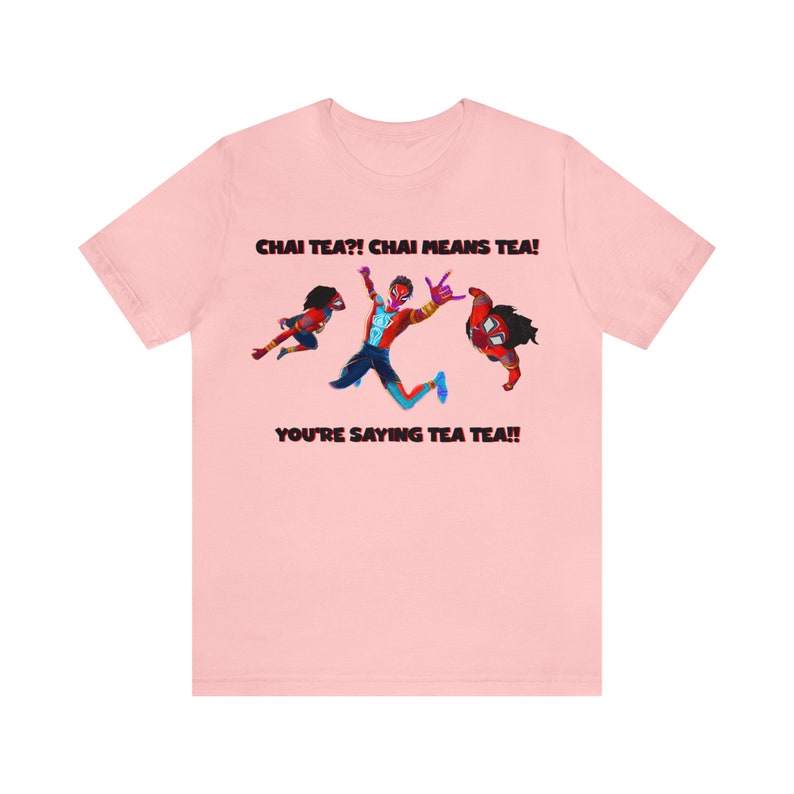 Pavitr Prabhakar Chai tea camiseta divertida, Spider-Man India Spider-Man: Across the Spider-Verse Tee, camiseta de Spider-Man imagen 6
