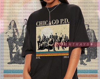 Chicago P.D. modem art T-shirt, Chicago P.D. EST 2014 Sweatshirt