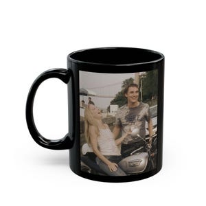 How to Lose a Guy in 10 Days in 10 Days motorcycle Scene Black Mug (11oz, 15oz), Matthew McConaughey Mug