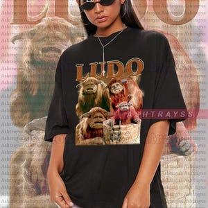 Ludo Labyrinth Vintage Bootleg t-Shirt, Labyrinth Ludo Horned Beast Shirt, Ludo Labyrinth Sweatshirt