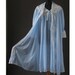 Sky Blue Babydoll Peignoir Set (Large)