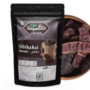 Vainas enteras de shikakai / Acacia concinna seca natural / Suministro de hierbas tradicionales / Hierba fresca esencial pura