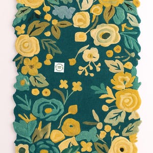 Hand Tufted Floral Rug 100% Woolen area rug Handmade Area Rugs Carpets For  Bedroom Aesthetics living room 8x10 9x12 10x14 for any room