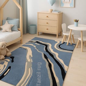 Hand Tufted new design Rug 100% Woolen area rug Handmade Colorful Area Rugs Carpets For 8x10 9x12 10x14 Bedroom Aesthetics living room