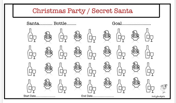 Printable Christmas Saving Challenge Digital Download Instant - Etsy