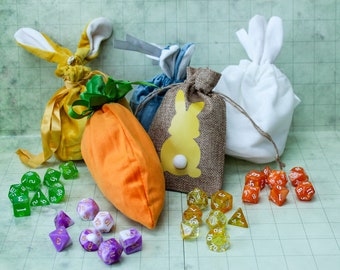 DnD Easter Collection Dice | Dungeons and Dragons | D&D Easter Present | Multiple sets of dice | Easter Themed Dice